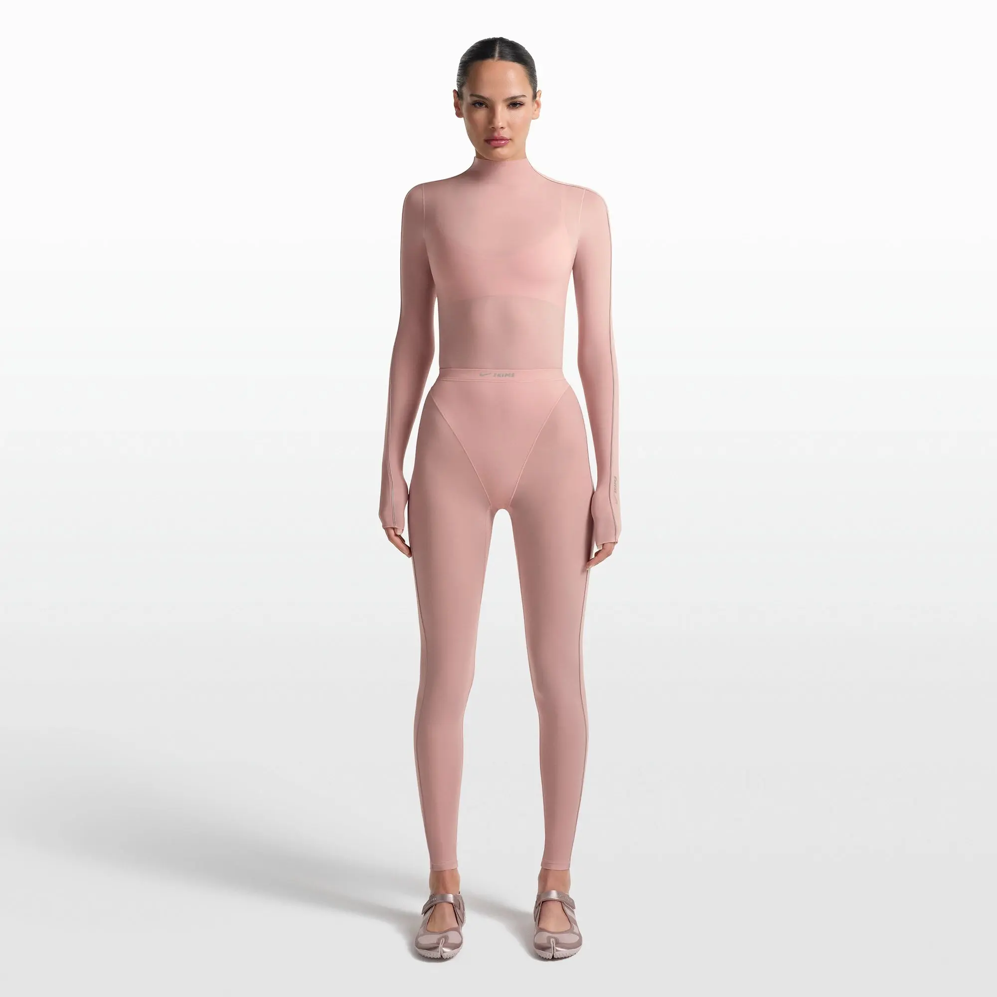 Mock Neck Long Sleeve Top